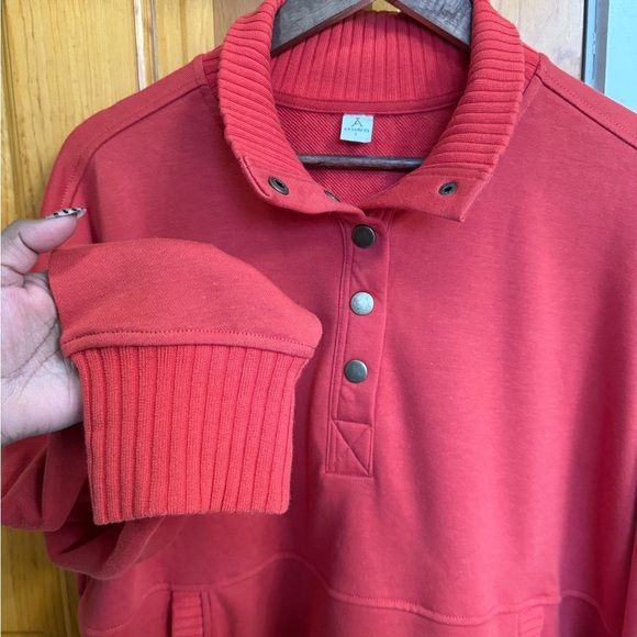 Women’s Anrabess Red Pullover Shirt - Picture 6 of 6